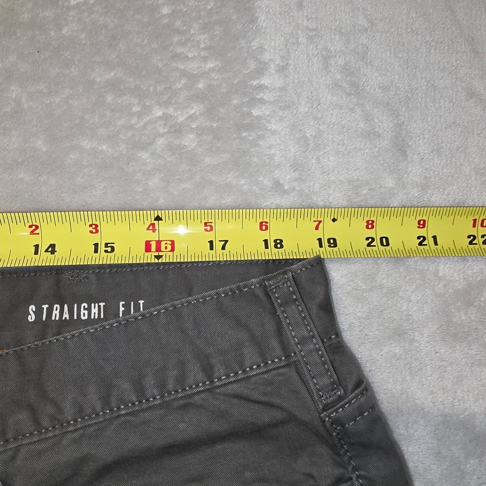 Dockers Mens Straight Fit Chinos Pants Gray Size 38x32 Cotton Casual Comfort - Picture 6 of 9